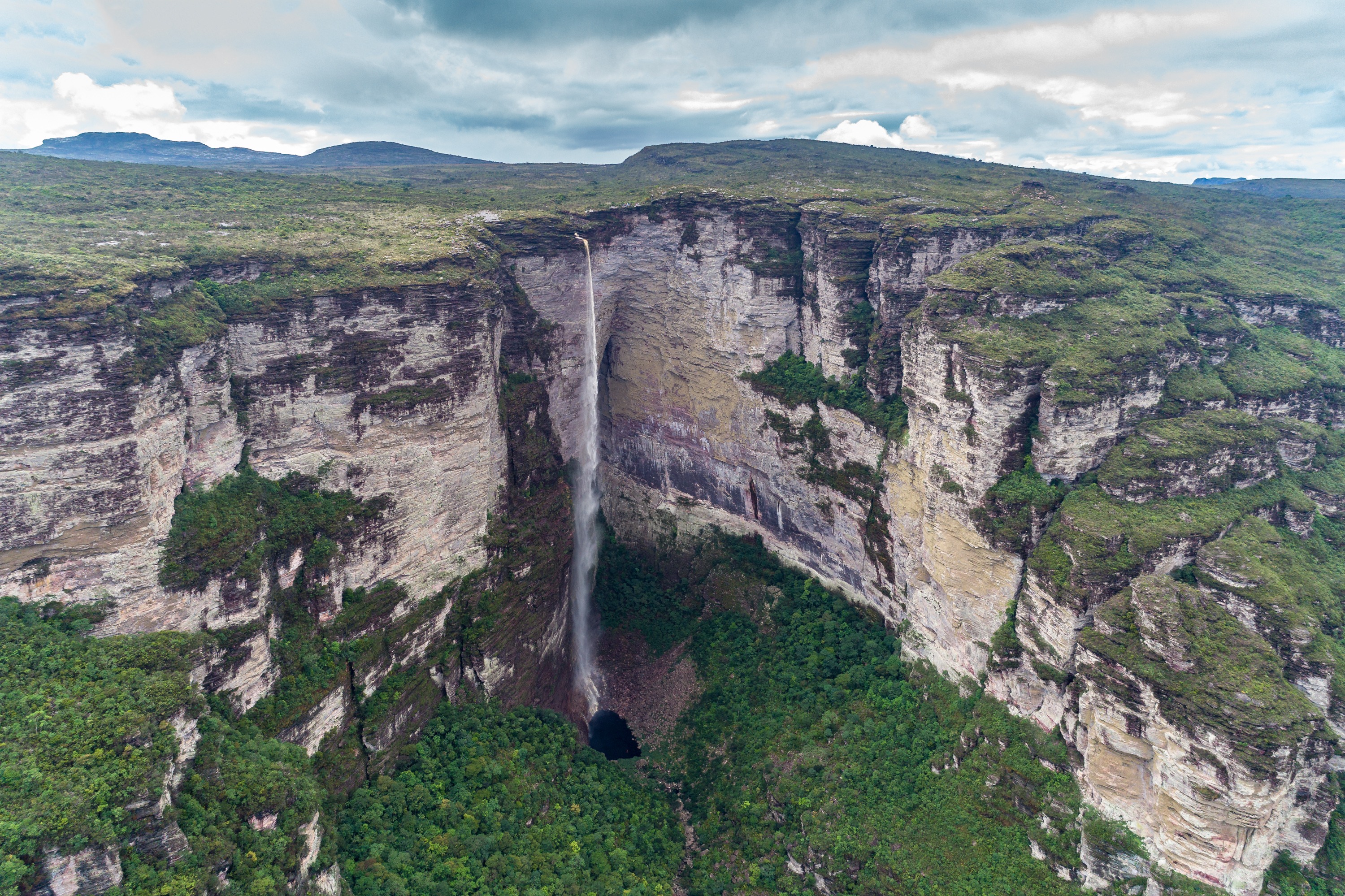 Cachoeira da Fumaça de frente